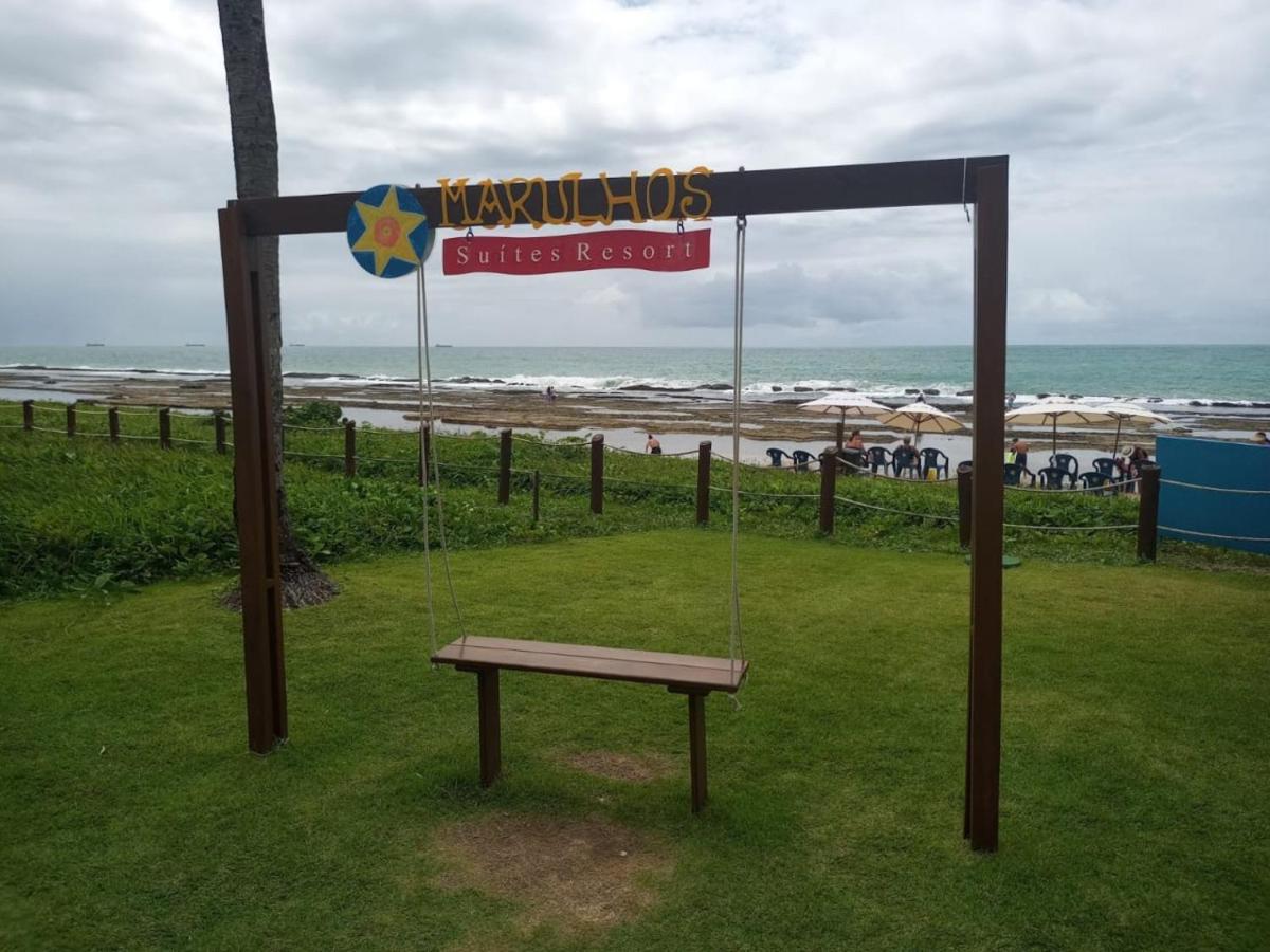 Estudio Marulhos: Beachfront Suite with Sea View and Waterpark Porto de Galinhas Exterior photo